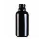 Glass Bottle 30ml PP18 Black - Pack of 12 pieces