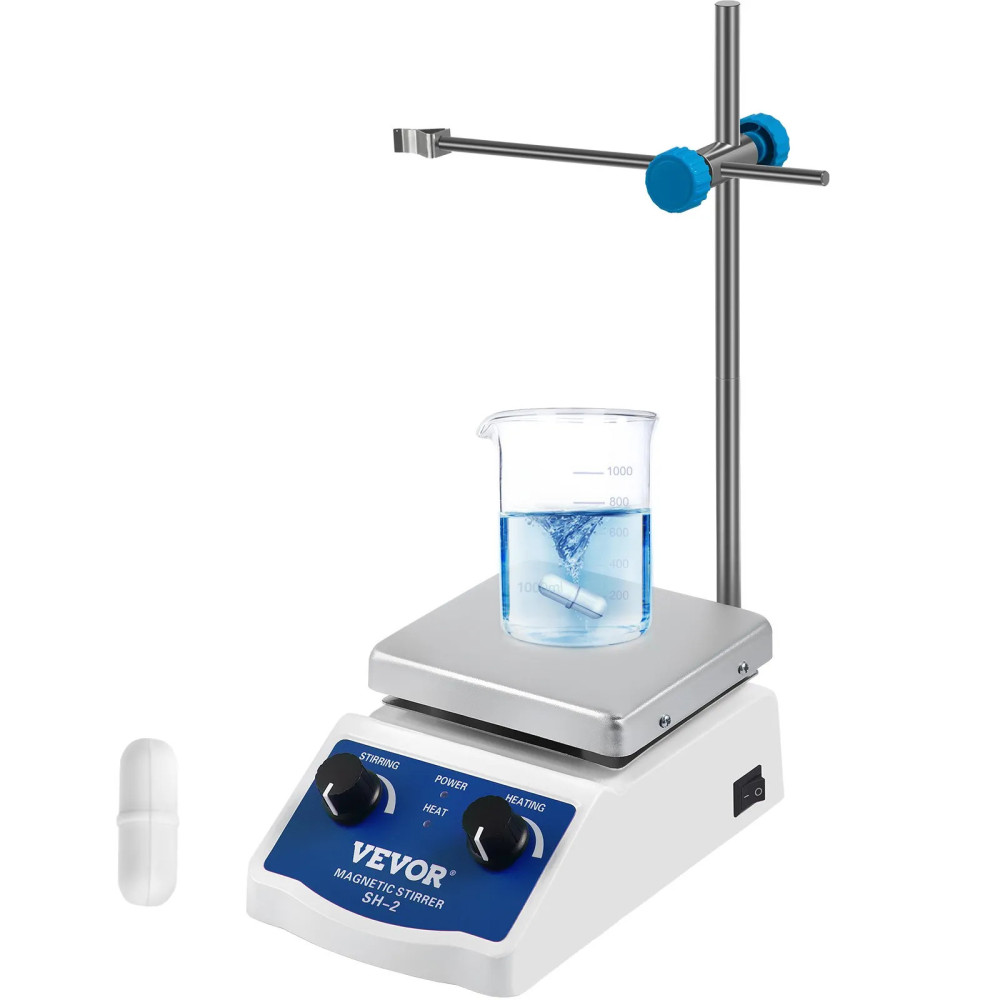 Laboratory Magnetic Stirrer with Heating Plate, 1000 ml