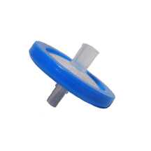 0.22 micron 13 mm, sterile blue PVDF syringe filter (75/pk)